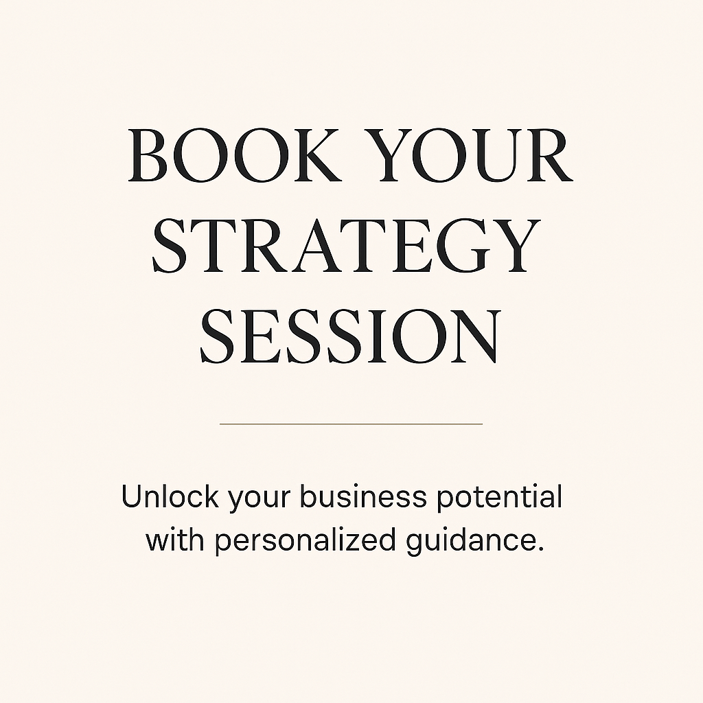Business, Brand & Content Strategy Session